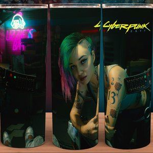 Cyberpunk Judy Lizzies Bar Tumbler 20oz